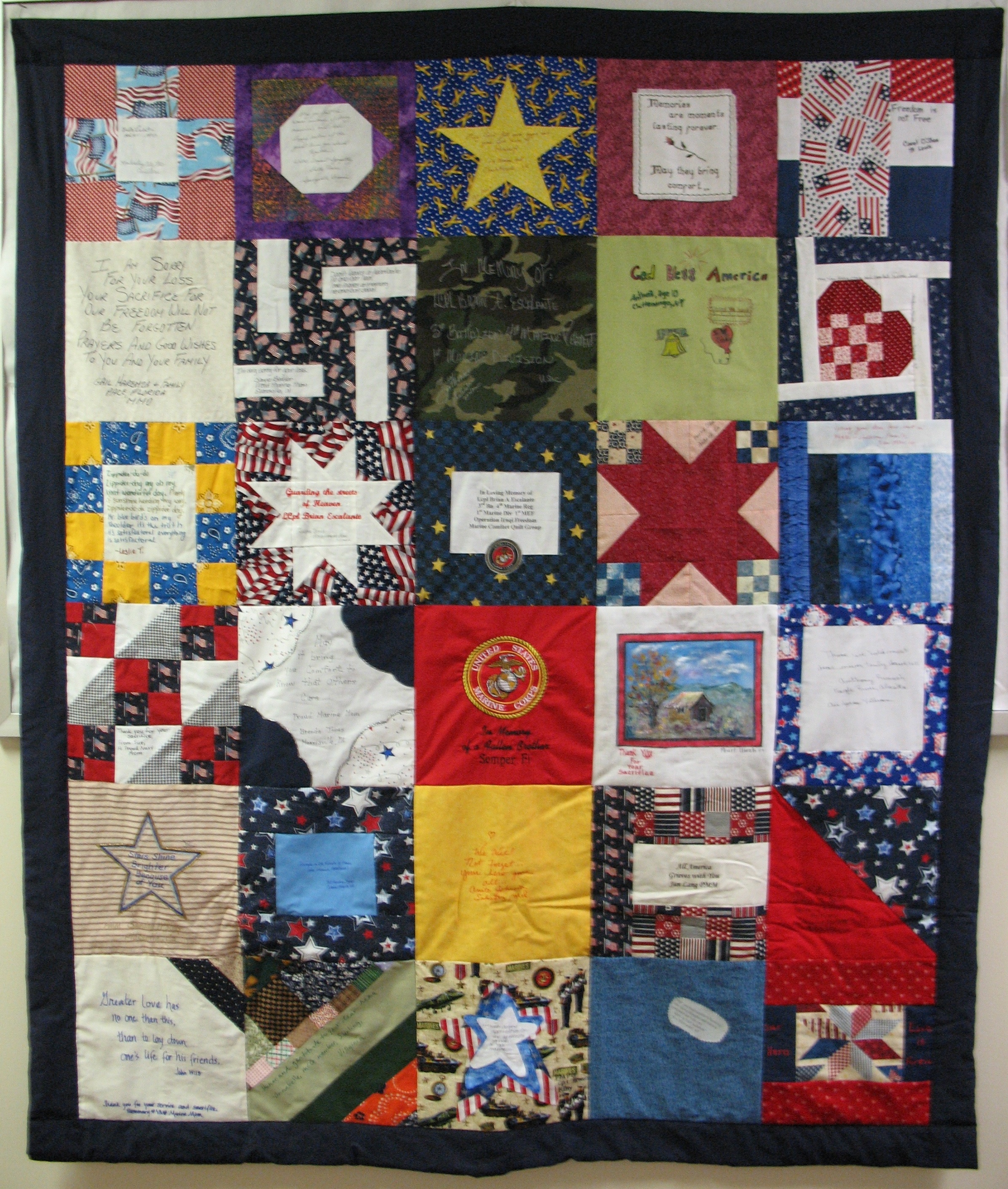 Marine Comfort Quilt | World Quilts: The American Story